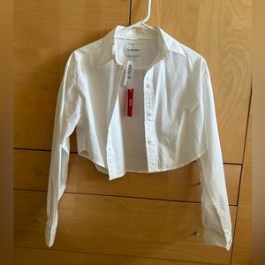 NWT Aritzia Sunday Best Poppy Poplin Shirt